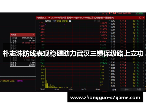 朴志洙防线表现稳健助力武汉三镇保级路上立功 朴志洙防线表现稳健助力武汉三镇保级路上立功